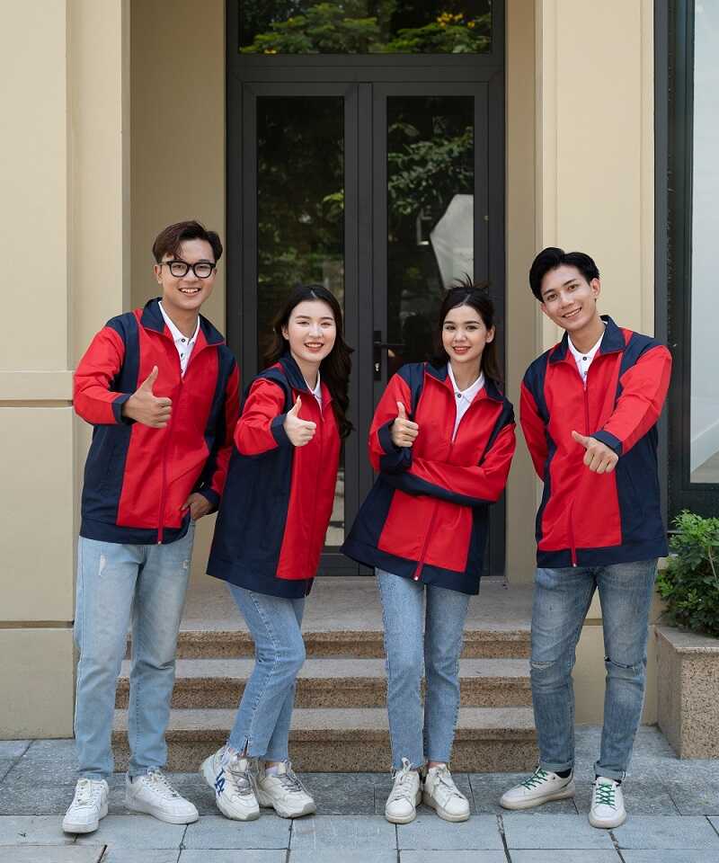 May áo gió đồng phục giá cả phải chăng với Handy Uni